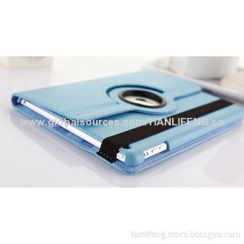 Fashionable Leather Case for iPad Air, for 360° Rotation